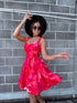 Corset dress "MARAKUJA A602" - PINK